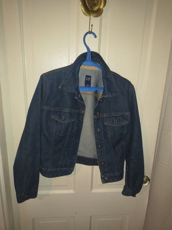 GAP Jackets & Blazers - GAP Dark Blue Denim Jean Jacket